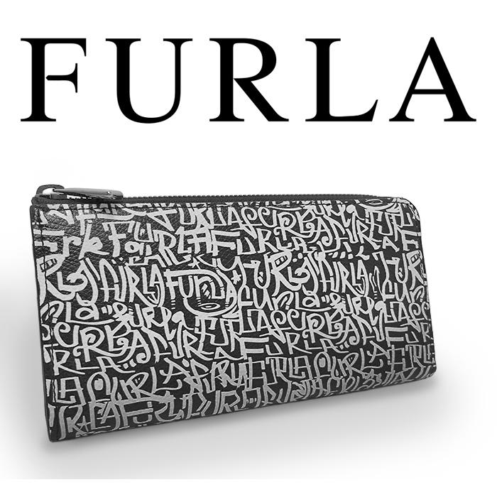 FURLA（フルラ） 【未使用 超美品】 FURLA L字ファスナー長財布 ロゴ