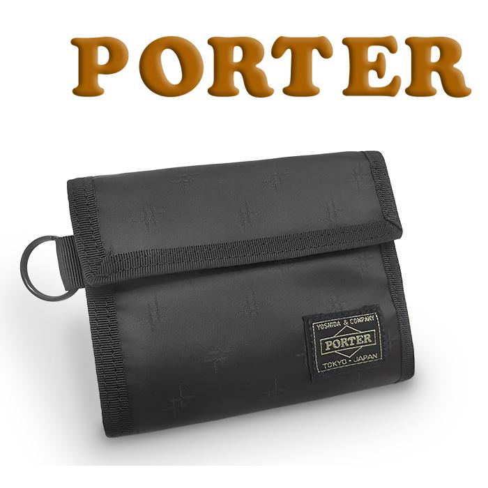 美品！なかなかない！PORTER 幾何学模様 三つ折り財布 美品！なかなかない！PORTER 幾何学模様 三つ折り財布 美品
