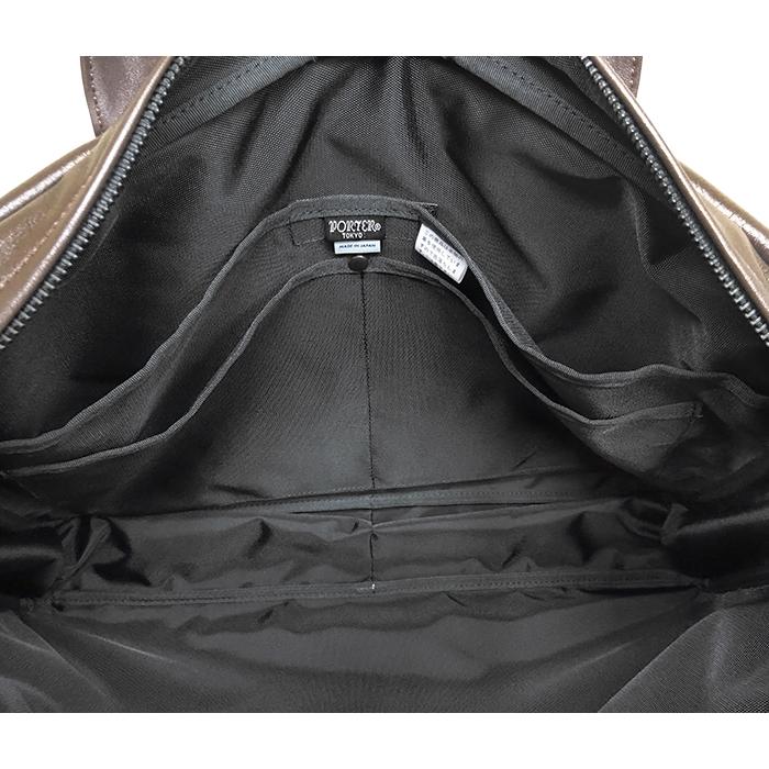 極美品✨未使用級 ポーター レザー 2WAY ビジネスバッグ ダークブラウン系 PORTER 【超美品 ほぼ未使用】 ポーター 2WAY ビジネスバッグ