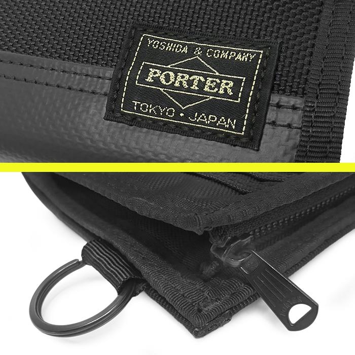 PORTER 【超美品 ほぼ未使用】 ポーター ヒート ホック式 二つ折り財布
