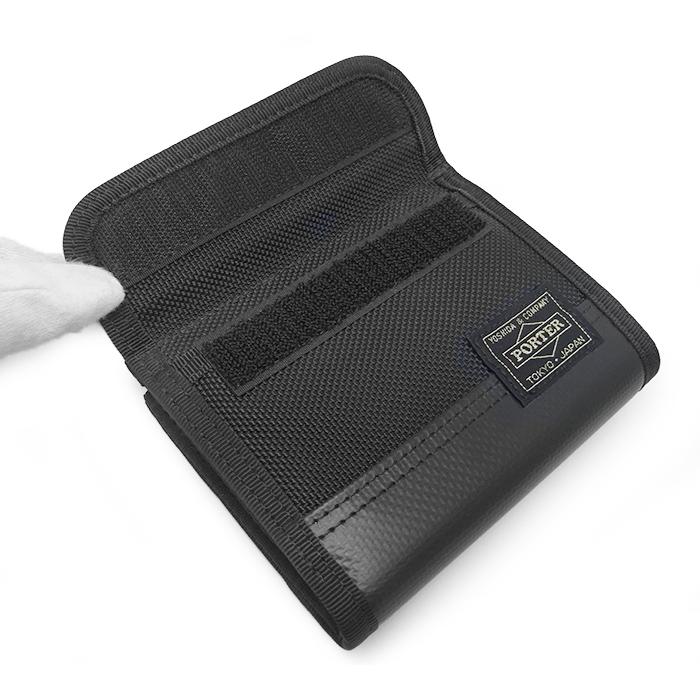 PORTER 【超美品 ほぼ未使用】 ポーター ヒート ホック式 二つ折り財布