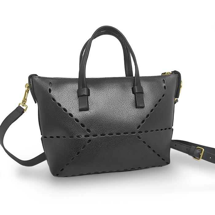【FURLA】新品未使用 2way ショルダーバッグ 黒 新品 FURLA フルラ リリー レザー クロスボディ ショルダーバッグの