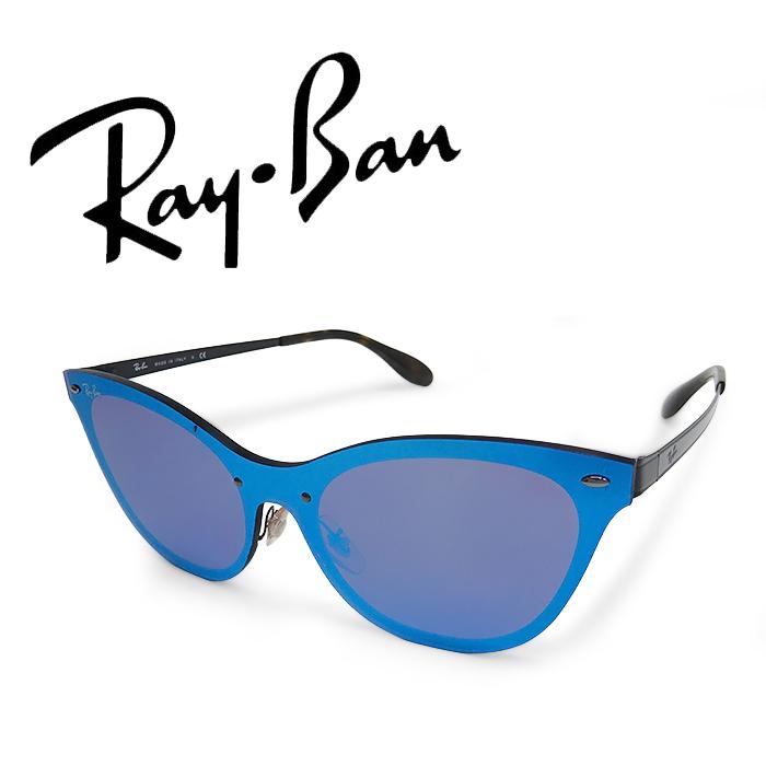 Ray-Ban pレンズ　ダークブルーオーバルサングラス Ray-Ban（レイバン） 【未使用 超美品】 ブレイズキャッツアイ