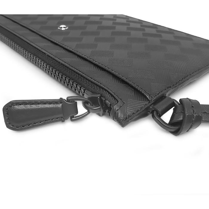 【未使用 超美品】 モンブラン MONTBLANC ポーチ コインケース セカンドバッグ カードケース 鞄 ストラップ付 ブラック メンズ レディース_6