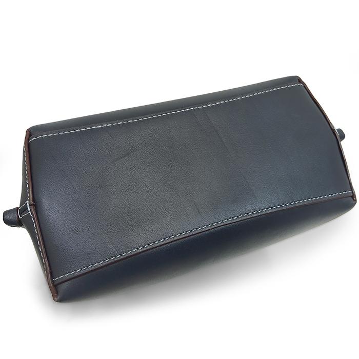 【送料無料 美品】 コーチ COACH 2WAY 斜めがけショルダーバッグ ハンドバッグ 鞄 デニム キャンバス レザー ネイビー ブルー シリアル有 | COACH | 03