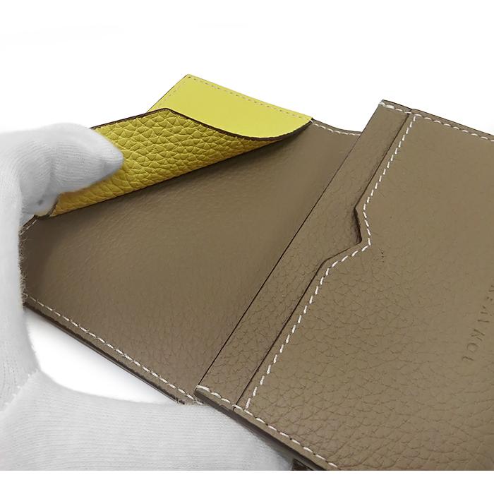 BONAVENTURA（ボナベンチュラ） 【未使用 超美品】 二つ折り名刺入れ