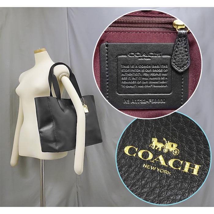 Coach 黒 レザートートバッグ 新品・未使用 COACH（コーチ） 【送料無料 美品】 トートバッグ ハンドバッグ 鞄