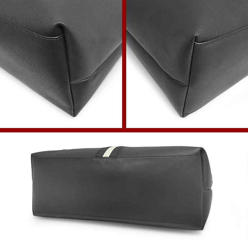 【美品】バリー 2way レザー ビジネスバッグ ブリーフケース A4ブラック Bally（バリー） 【超美品 ほぼ未使用】 BALLY 2WAY ビジネスバッグ