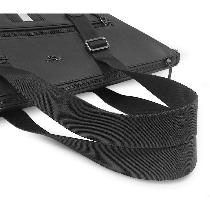 【美品】バリー 2way レザー ビジネスバッグ ブリーフケース A4ブラック Bally（バリー） 【超美品 ほぼ未使用】 BALLY 2WAY ビジネスバッグ