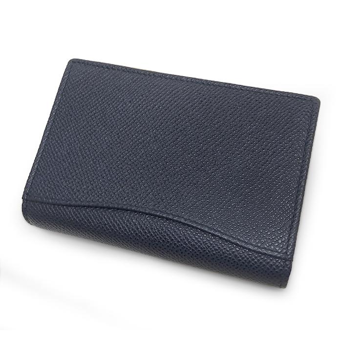 ブルガリ レザー 二つ折り 名刺入れ カードケース BVLGARI（ブルガリ） 【未使用 超美品】 ブルガリマン 二つ折り名刺