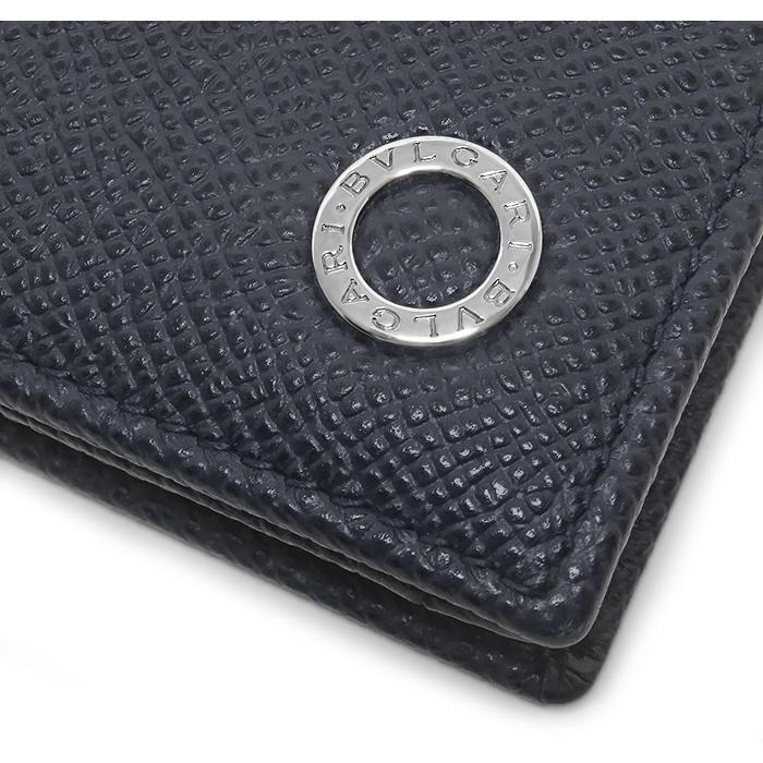 ブルガリ レザー 二つ折り 名刺入れ カードケース BVLGARI（ブルガリ） 【未使用 超美品】 ブルガリマン 二つ折り名刺