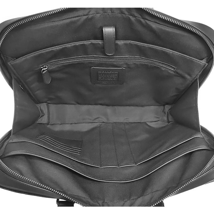 【超美品 ほぼ未使用】 コーチ COACH 2WAY ビジネスバッグ ブリーフケース シグネチャー レザー ブラック メンズ シリアル有 ポケット多め | COACH | 08