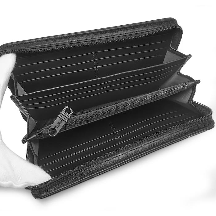 TUMI（トゥミ） 【未使用 超美品】 ラウンドファスナー長財布 レザー 