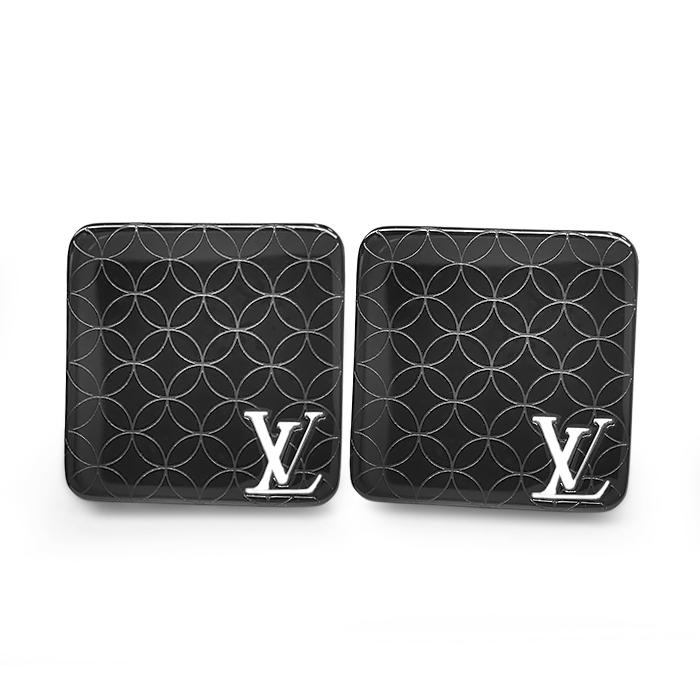 ルイ・ヴィトン カフリンクス ブラック 美品 LOUIS VUITTON（ルイ・ヴィトン） 【超美品 ほぼ未使用】 カフスボタン