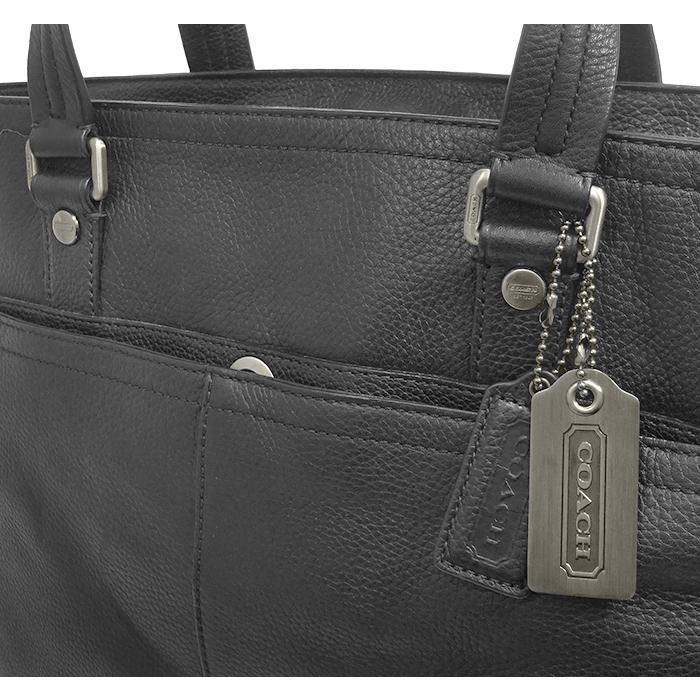 【新品未使用】COACH 2wayビジネスバッグ レザー黒 COACH（コーチ） 【送料無料 美品】 COACH 2WAY トートバッグ ビジネス