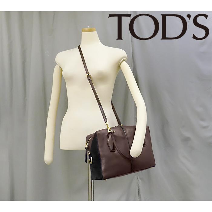 TOD'S（トッズ） 【送料無料 美品】 TOD'S 2WAY ハンドバッグ ボストン