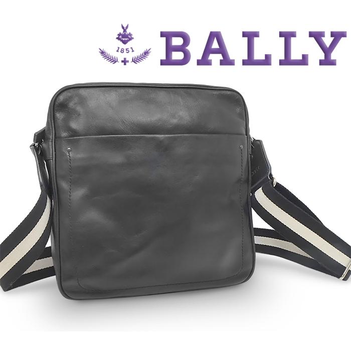 【新品未使用】 BALLY バリー ショルダーバッグ メッセンジャー ブラック Bally（バリー） 送料無料 美品 斜めがけショルダーバッグ