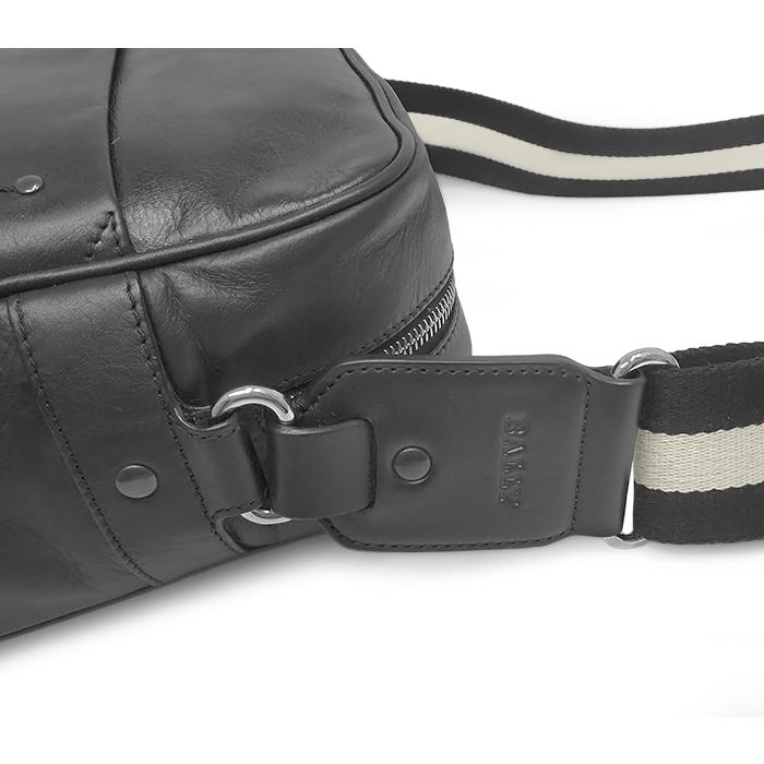 【新品未使用】 BALLY バリー ショルダーバッグ メッセンジャー ブラック Bally（バリー） 送料無料 美品 斜めがけショルダーバッグ