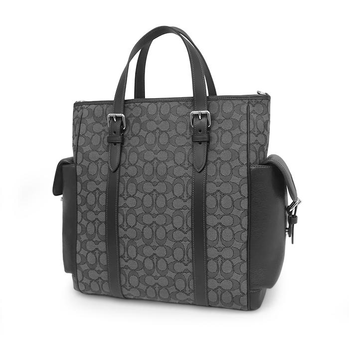 COACH シグネチャー 2WAY トートバッグ ブラック PVC レザー未使用 COACH（コーチ） 未使用 超美品 COACH 2WAY トートバッグ 鞄