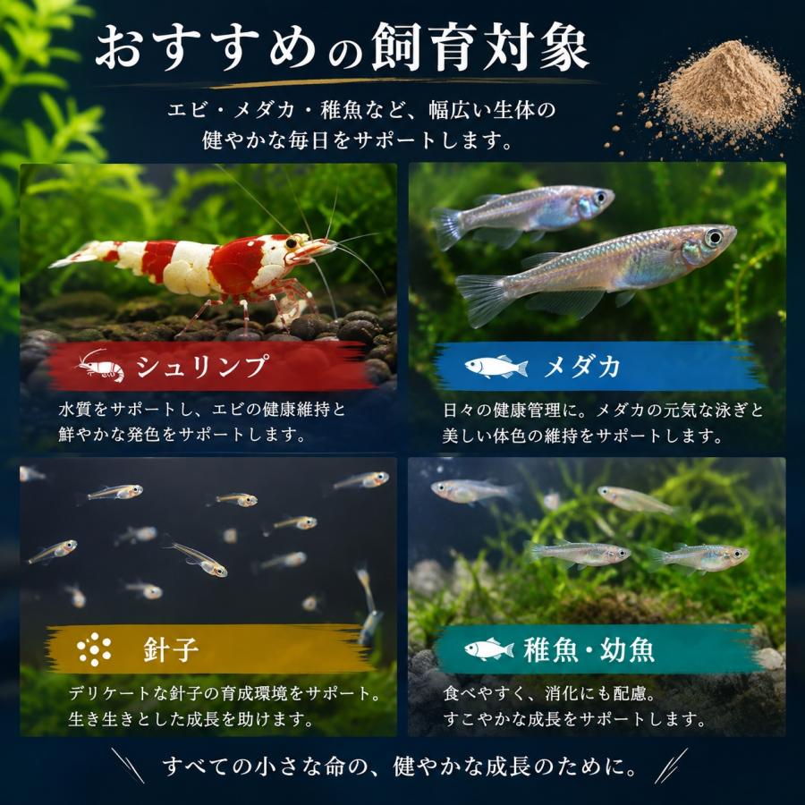 メダカ 餌 微生物の素 10g 微粉末 針子 稚魚 稚エビ シュリンプ 熱帯魚 バクテリア Aqteria |  | 04