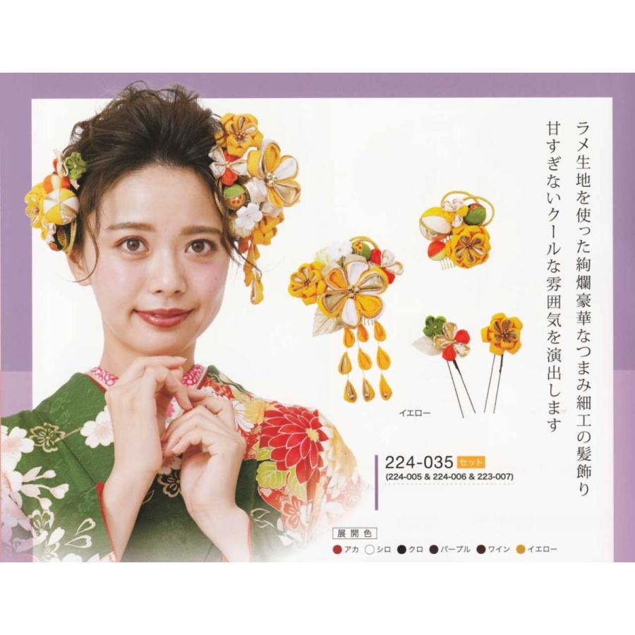 配送員設置送料無料 髪飾り ヘアアクセサリー ブランド 振袖 成人式 卒業式 全6種類 No 224 035 新品 Atempletonphoto Com
