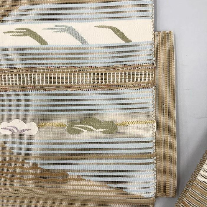 正絹絽綴れ作り帯 かんたん帯 夏の軽装帯 当店オリジナル 現品限り No