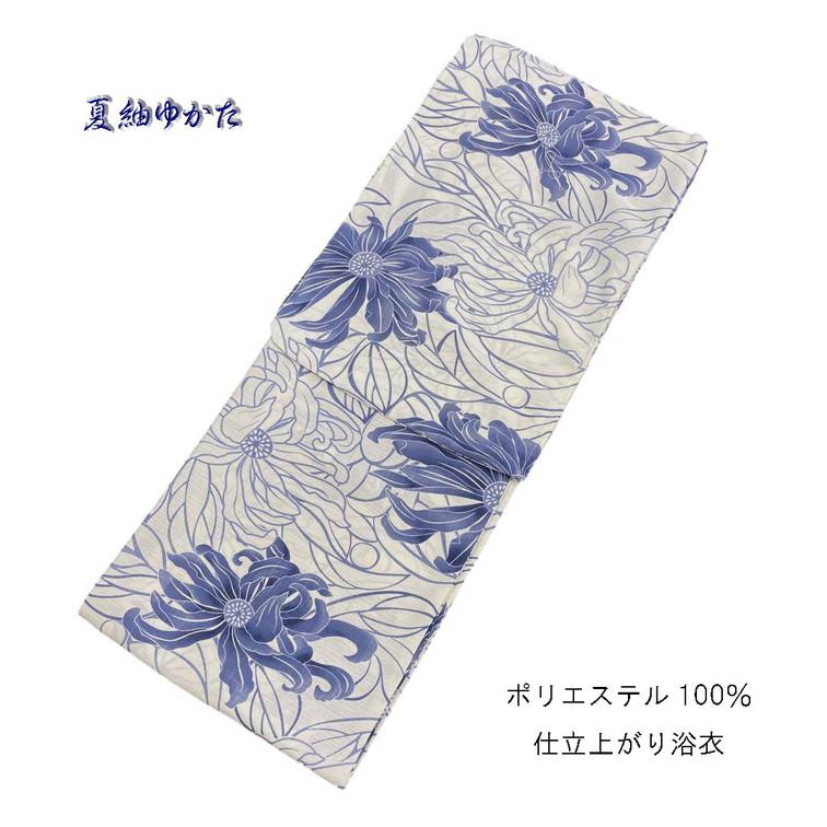 夏ゆかた、 仕立て上り浴衣 N-01a。シックな色合い、夏祭り イベント  