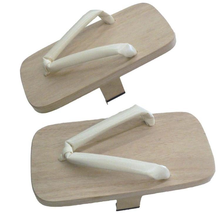 天一天狗下駄（一本歯下駄）阿波の桐下駄製。No,H-100・白無地鼻緒