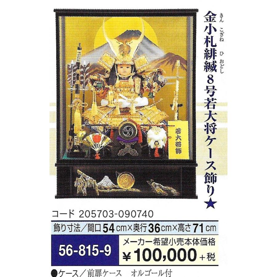 金小札緋縅８号若大将ケース飾り Clinicaplayabrava Cl
