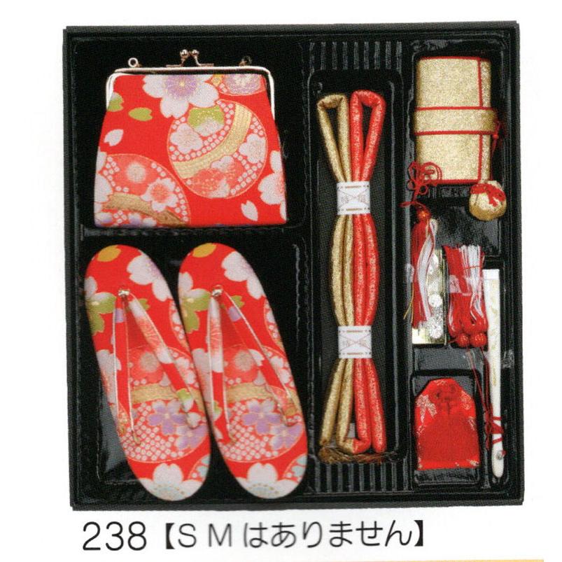 七五三 はこせこ6点セット( 7歳女児サイズ- L ) mis62-238-zz 可愛くて