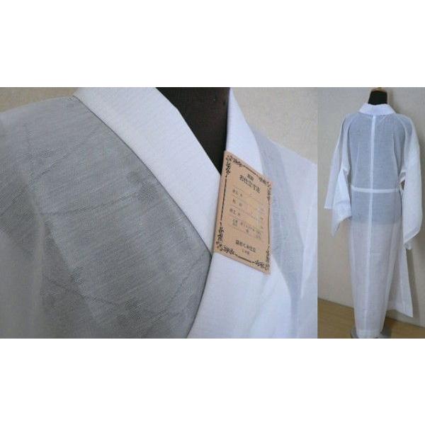紋紗（紋織り柄） 夏の長襦袢 絽半衿付き仕立て上がり品
