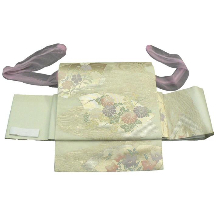 【新品、未使用】ワンタッチつくり帯 絽つづれ名古屋帯+装道帯枕付き 楽天市場】【帯10%offクーポン有♪】・オーダー商品・黒共帯