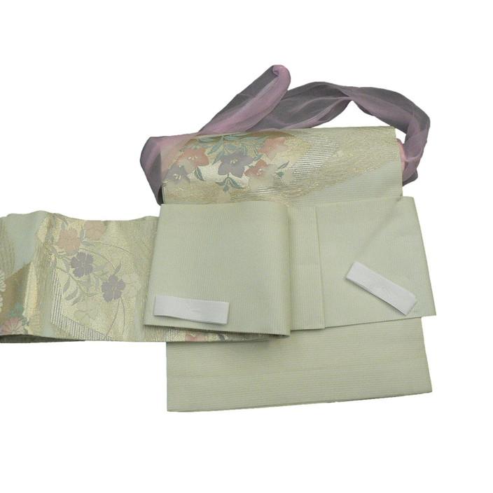 夏の楽装帯、西陣・絽名古屋帯。当店 オリジナル 楽装かんたん軽装帯