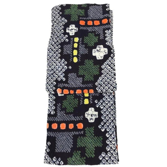 総絞りゆかた 仕立て上がり N o.3 伝統工芸品、有松鳴海絞ゆかた仕立て  