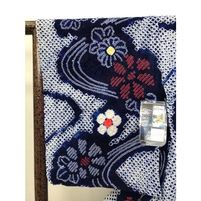 総絞りゆかた 仕立て上がり N o.5 伝統工芸品、有松鳴海絞ゆかた仕立て 
