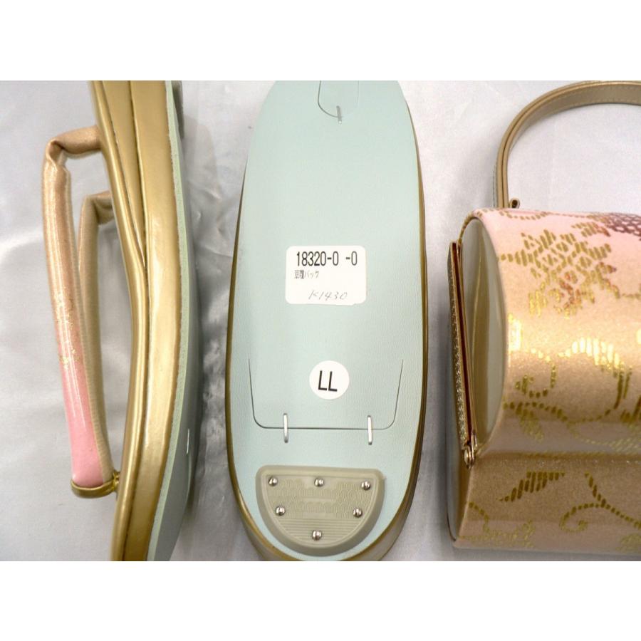 草履バッグセット・LLサイズ・一本手ハート型バッグ+大寸草履のセット  