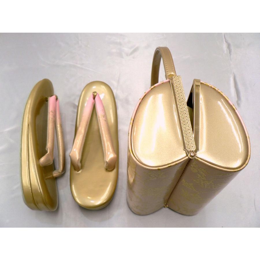 草履バッグセット・LLサイズ・一本手ハート型バッグ+大寸草履のセット  