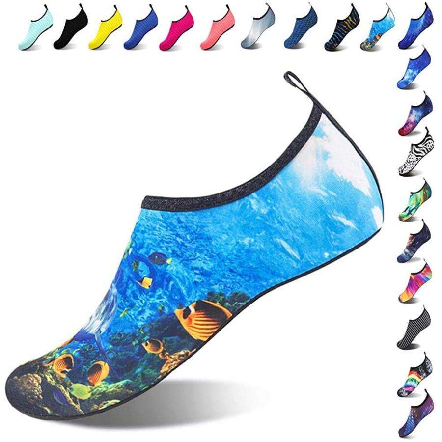 お見舞い F Win アクアシューズ ウォーターシューズ メンズレディースマリンシューズアウトドア 速乾 通気 水遊び 水陸両用 ビーチシューズ スイ Babylonrooftop Com Au