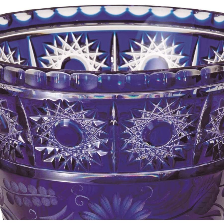 エルベクリスタル(Elbe Crystal) 花瓶「マドライン」（ブルー）26cm｜ooonline｜03