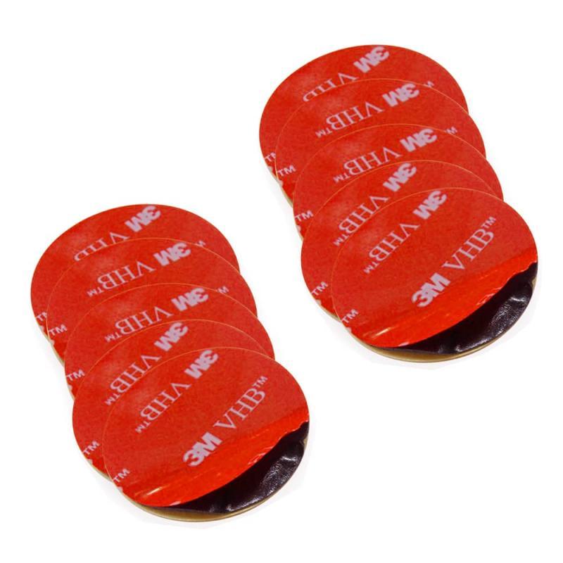 LIKENNY 両面テープ 魔法テープ 10枚セット 強力両面テープ アクリルテープ はがせる両面テープ 耐熱 防水 車用テープ 円形 壁ポスターフッ | 