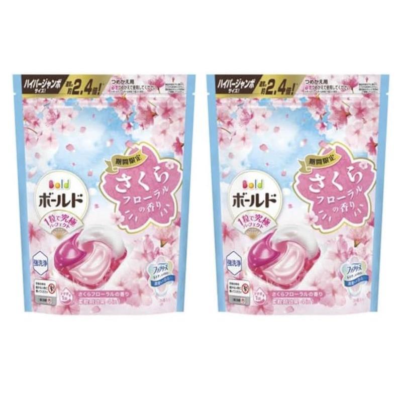 Bold Cherry Blossom Laundry Gel Pods, 4-in-1 Cleaning Power, Limited Editio | 