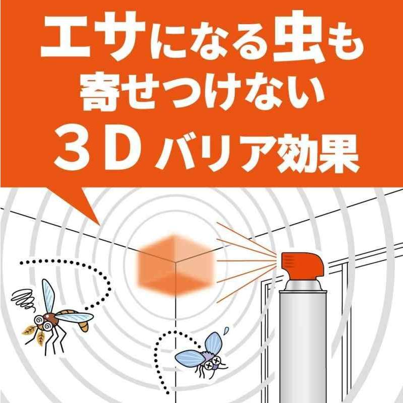 キンチョウ KINCHO クモがいなくなるスプレー 蜘蛛の巣 予防 ジェット 噴射 駆除 450mL｜ooonline｜03