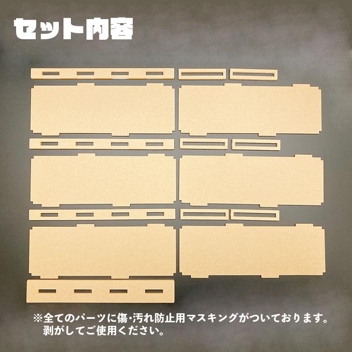 アクリルフレーム3連Ver. 3セット スクエアシールサイズ(52×52mm 48