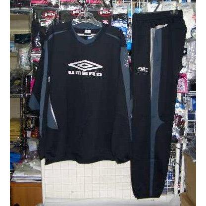 かっこいいアンブロXプロジャージ上下BLK　XO☆新品☆即決価格/