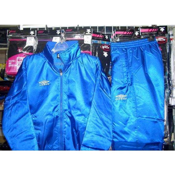かっこいい アンブロ ウォーマー上下 ブルー XOサイズ 大きいサイズ umbro  新品 レトロ  即決価格の画像