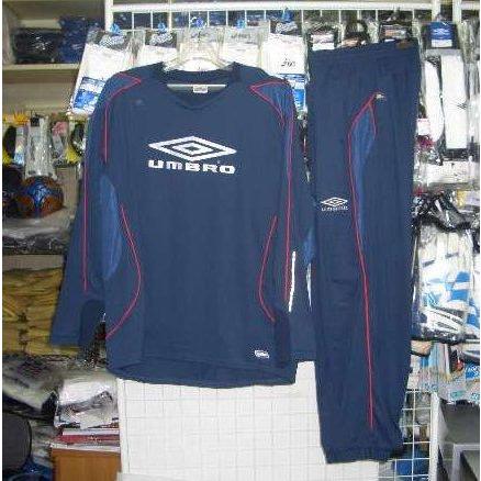 アンブロ DPパフォーマンスジャージ 上下 NVY 紺 ネイビー Oサイズ 大きいサイズ umbro  新品 レトロ  即決価格