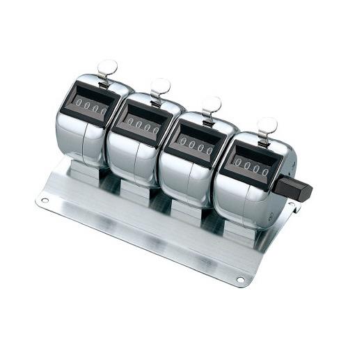 【送料無料・一部地域除く】コクヨ  CL-204  数取器  4連式 外寸法Ｗ121・Ｄ70・Ｈ67