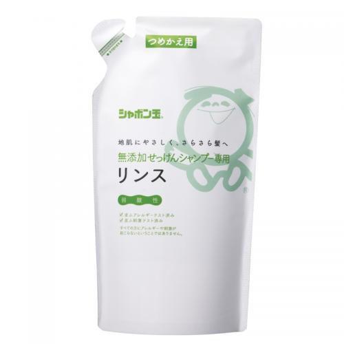 シャボン玉 無添加せっけんシャンプー 専用リンスつめかえ用 420ml