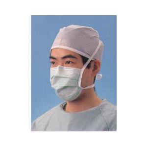 サージカルマスク　ＥＴ  (平ひも)   ブルー 【日本製】（川本産業） |  | 01