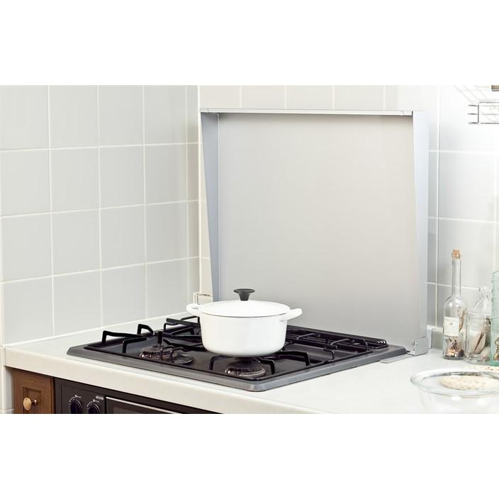 【池永鉄工 liv コンロカバー 75cm 】システムキッチン（ビルトインコンロ）用ガスコンロカバー IK2-75S（75cm用）シルバー＊ | 池永鉄工 | 01